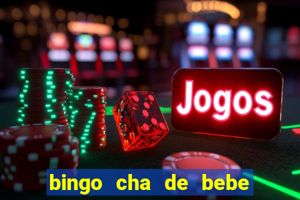 bingo cha de bebe cartelas para imprimir